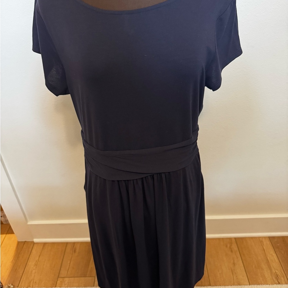 Boden Navy Amelie jersey dress, size 12P. NWT